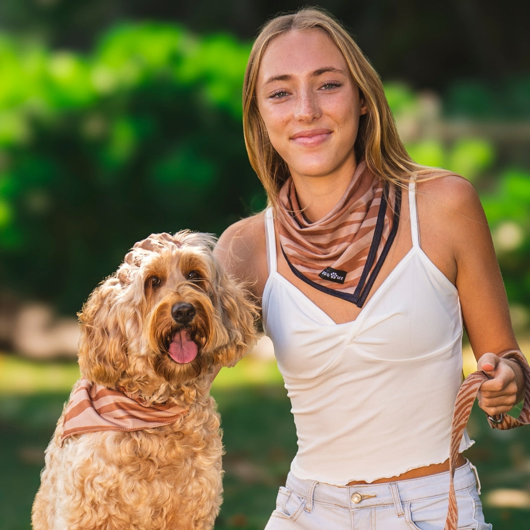 Zebra - Matching Bandana-Set