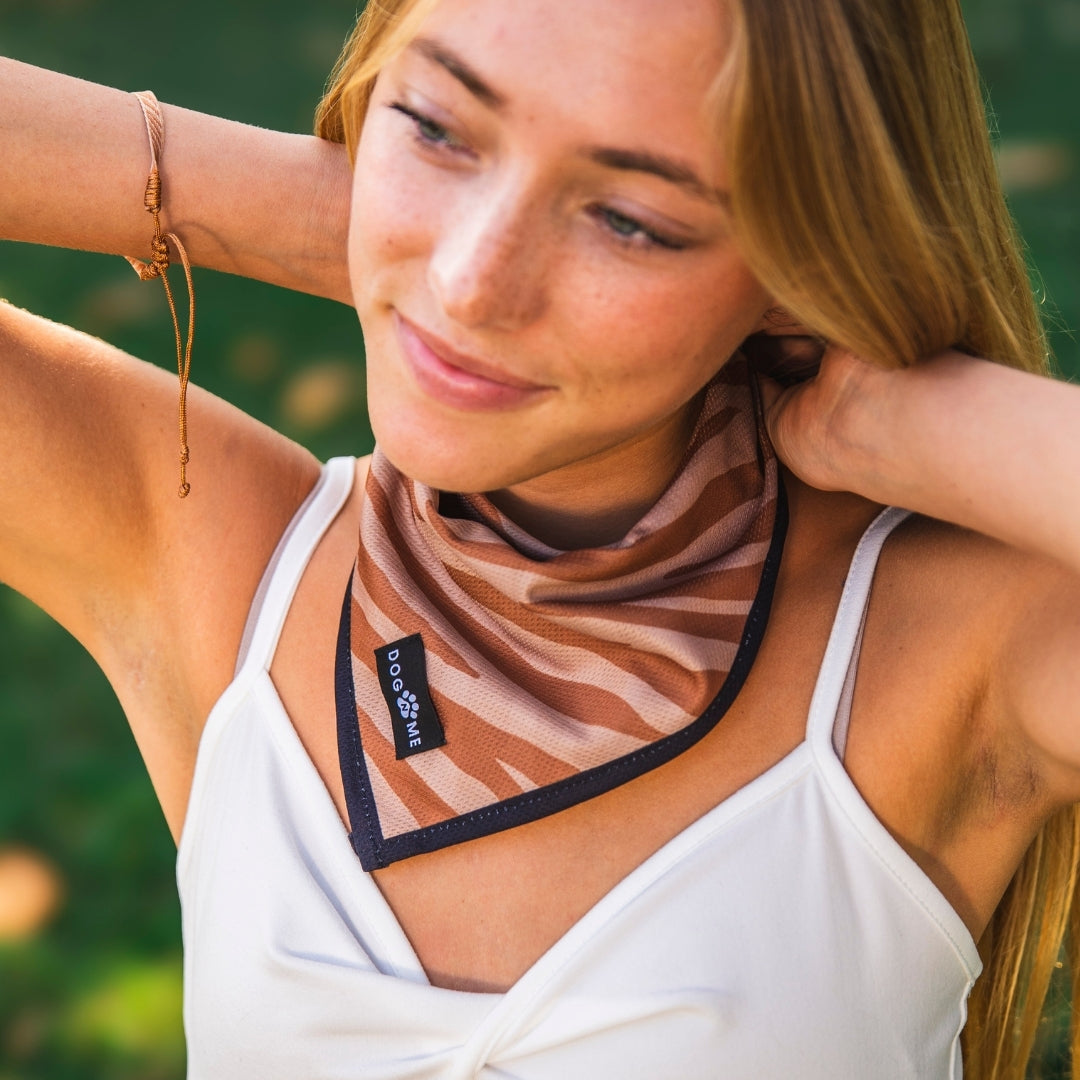 Zebra - Matching Bandana-Set