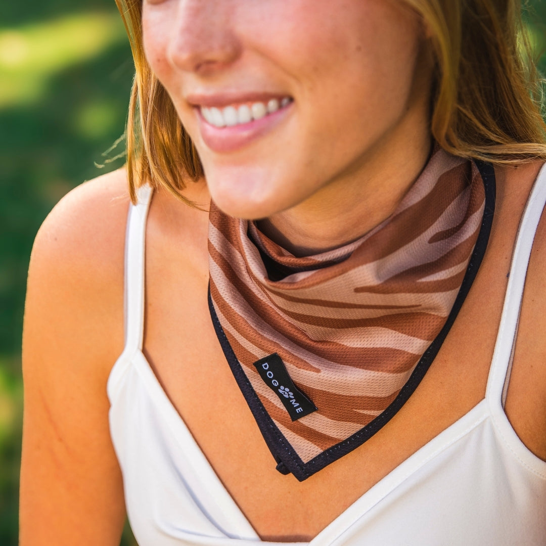 Zebra - Matching Bandana-Set