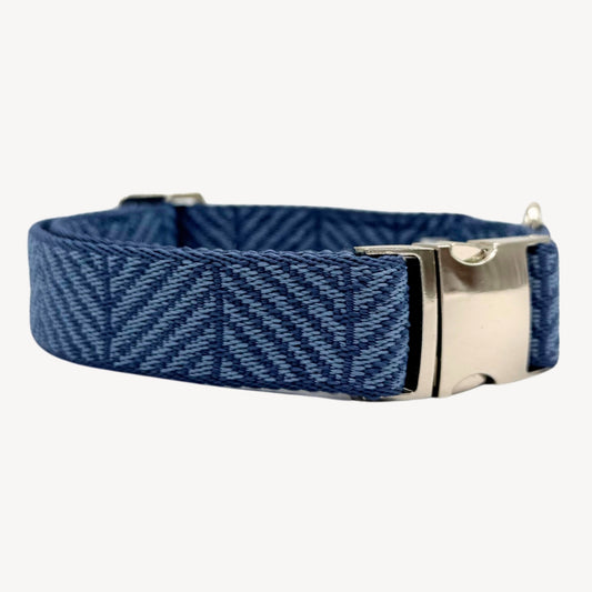 Denim - Blau - Hundehalsband