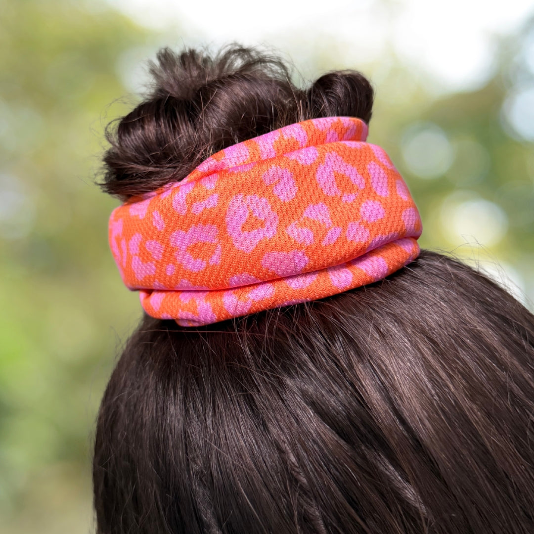 Panther - Orange/Pink - Bandana
