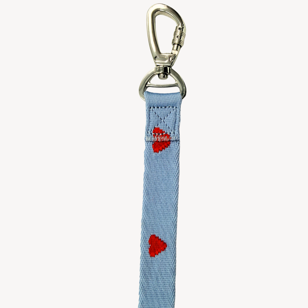 Denim Hearts  - Hundeleine